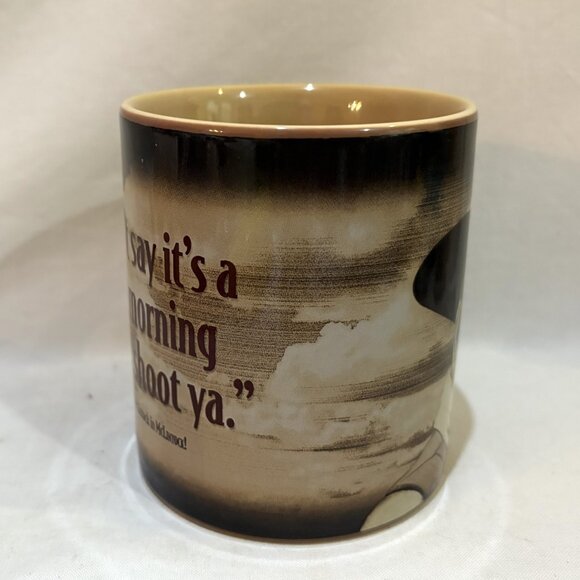 John Wayne Mug Don't say it's a fine morning or I'll shoot ya - Picture 2 of 8